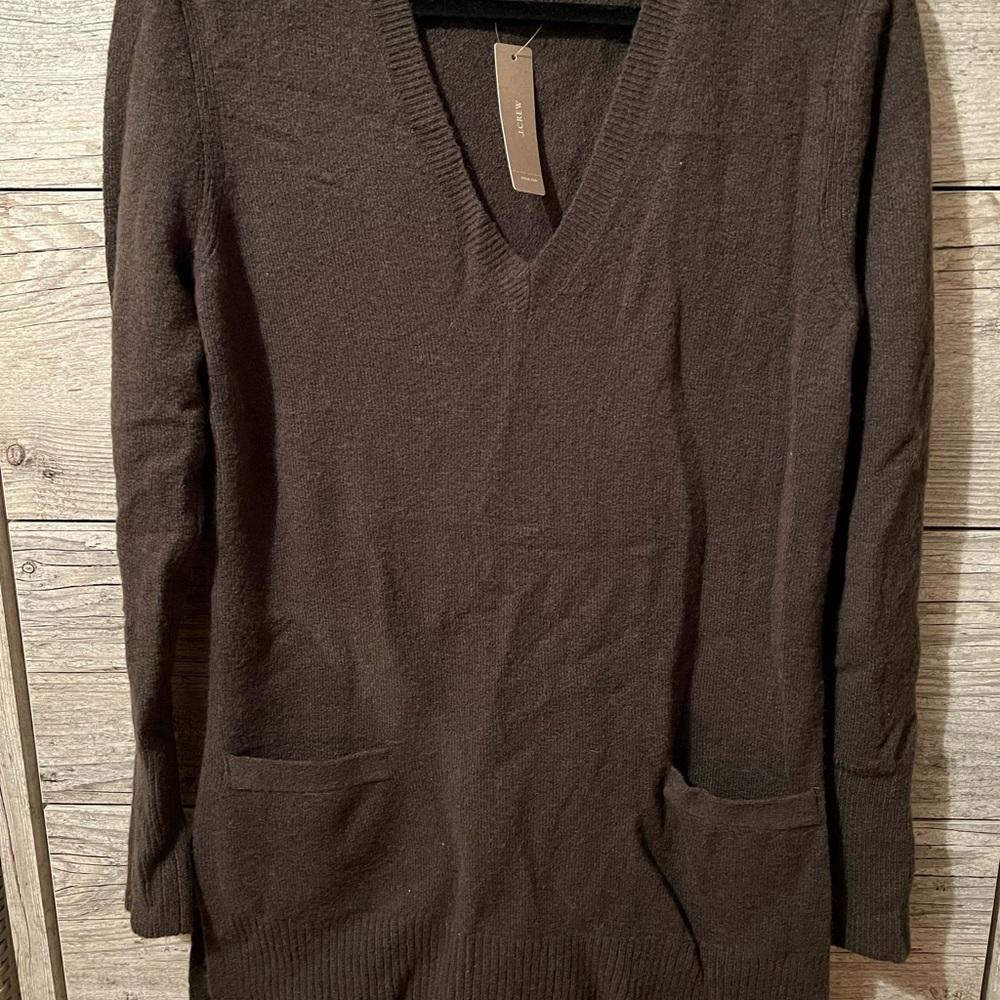 Vneck JCrew sweater